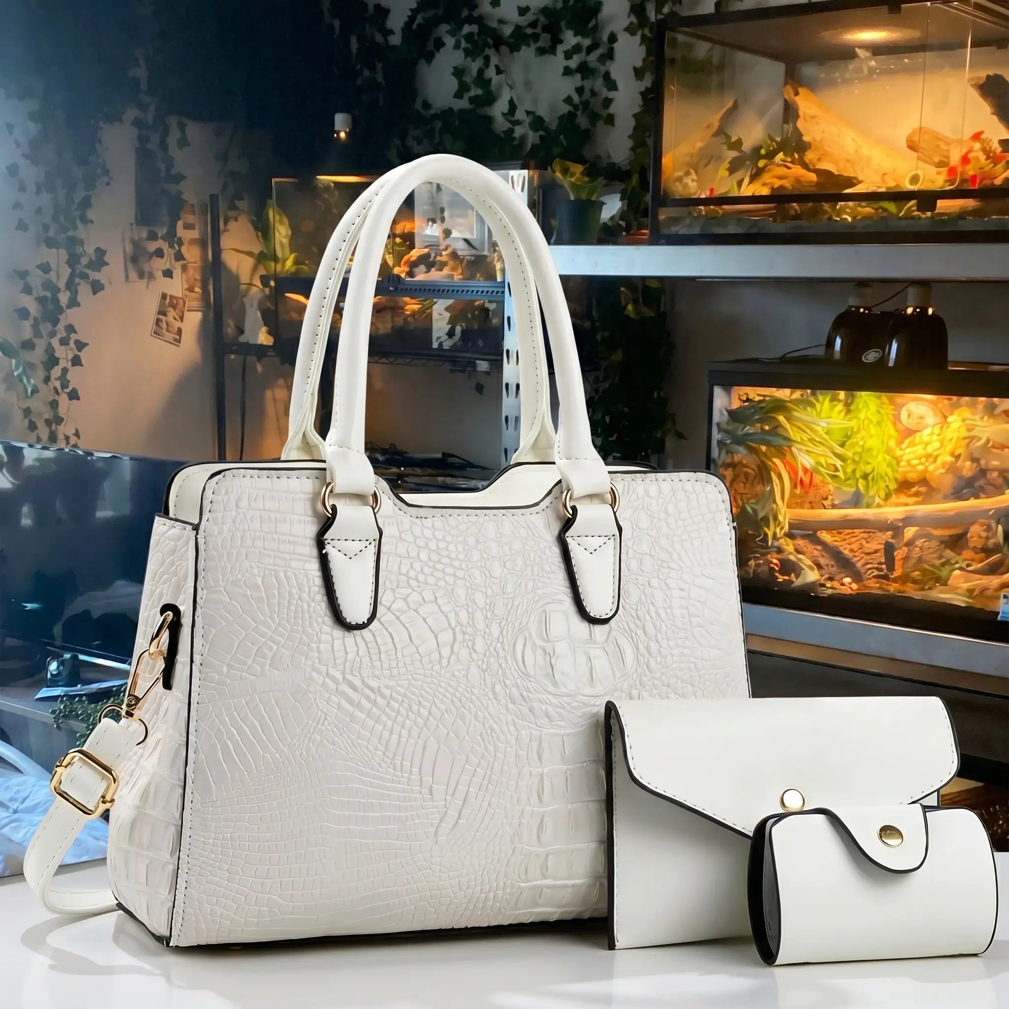 Leo's Crocodile Handbags