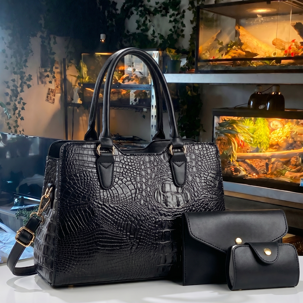 Leo's Crocodile Handbags