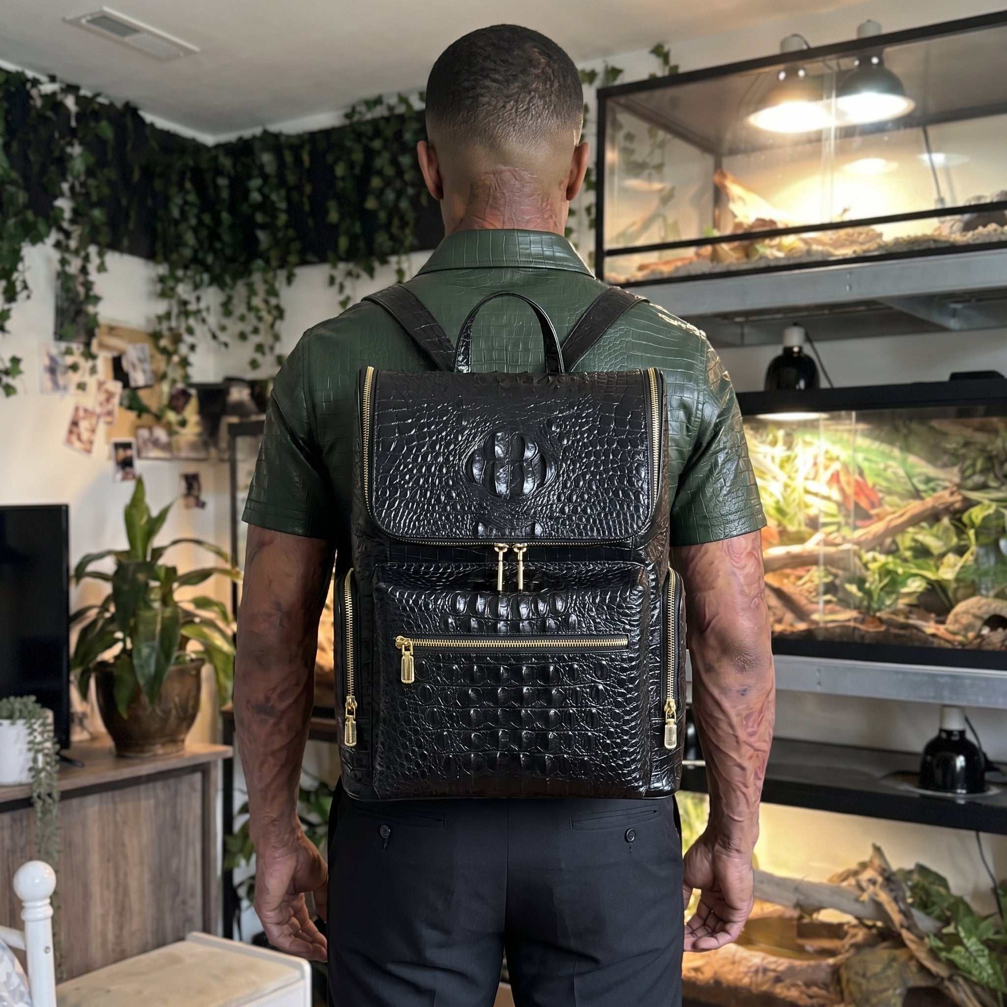 Leon's Croc Backpacks