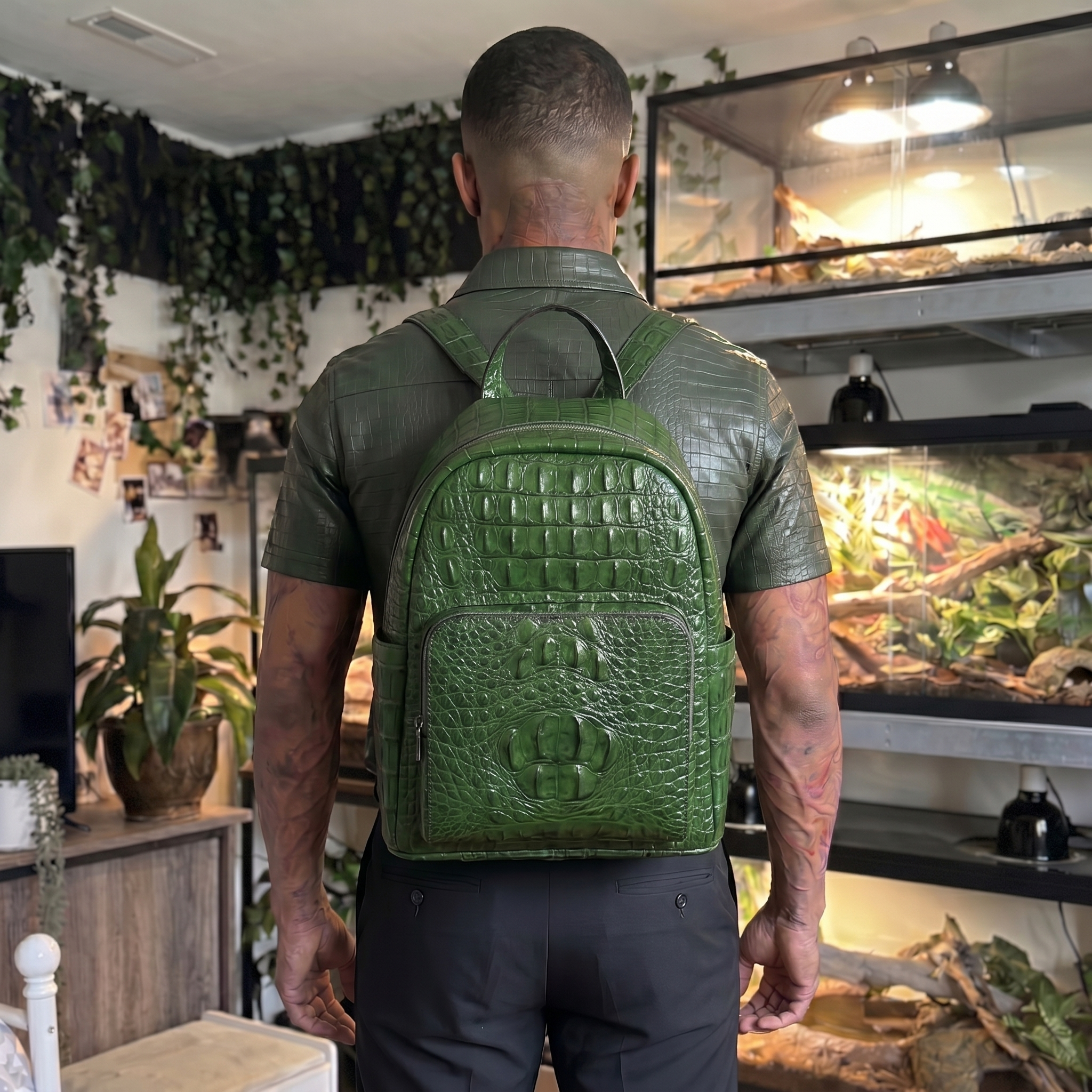 Leon's Croc Backpacks