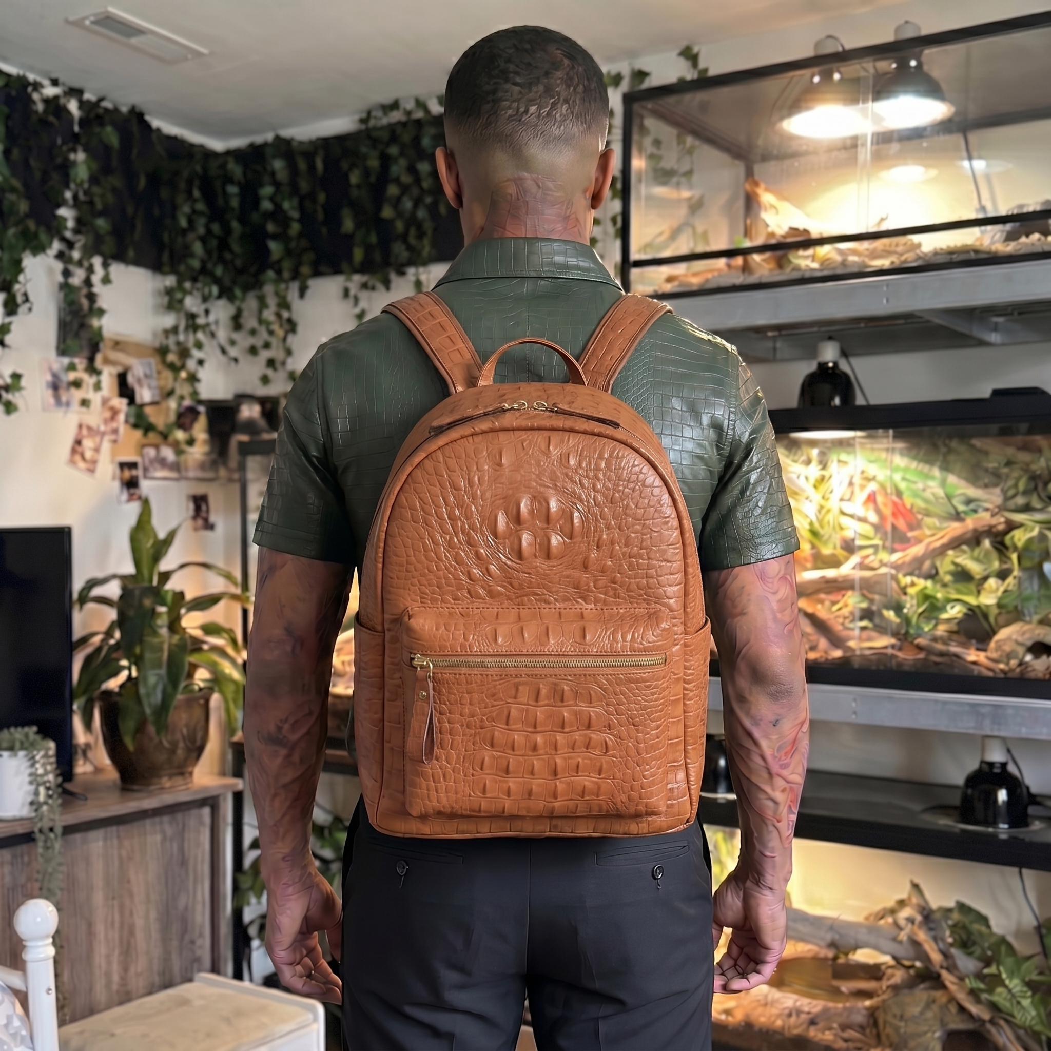 Leon's Croc Backpacks
